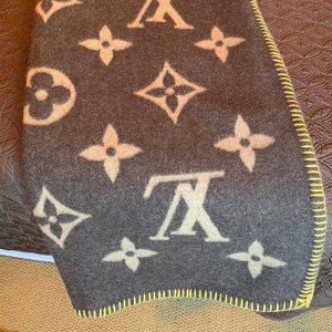 Louis Vuitton Monogram Throw Blanket